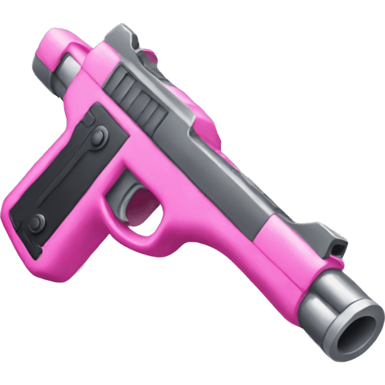 Pink gun emoji