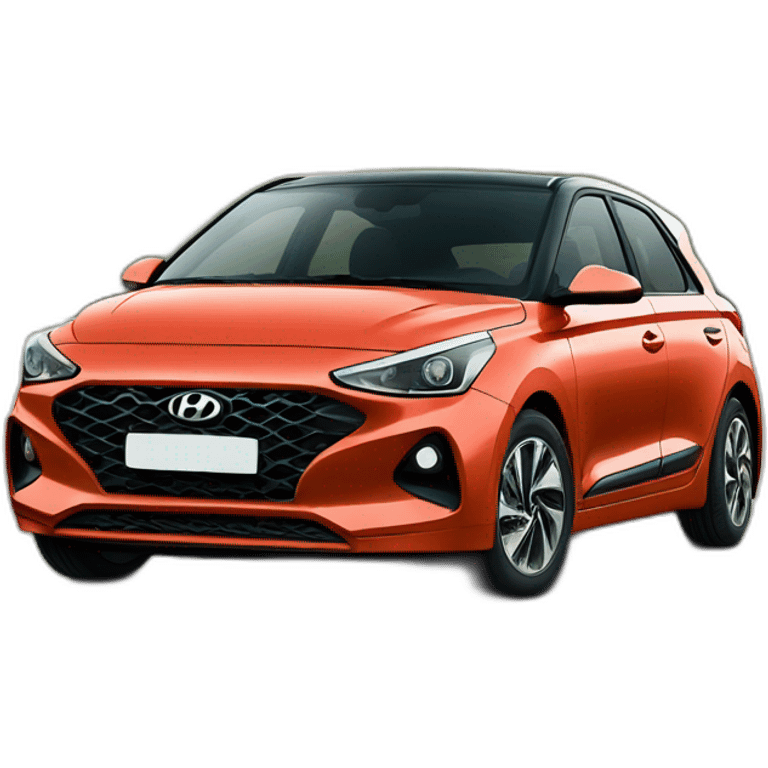 Voiture modèle i20 hyundai emoji