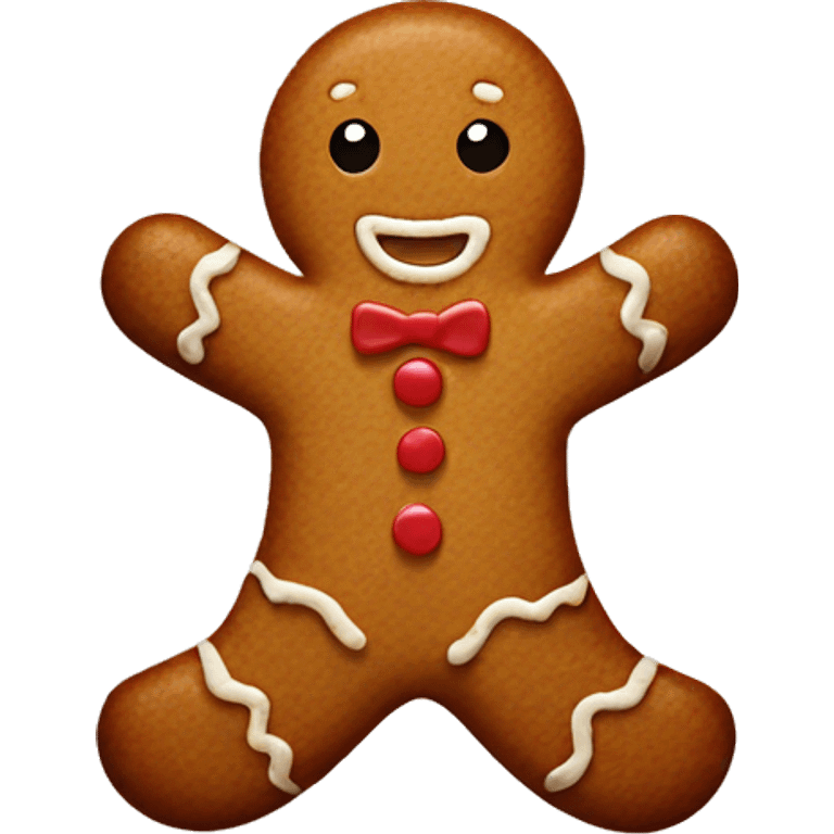 Gingerbread man emoji