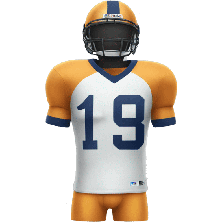 Football jersey number 1 emoji