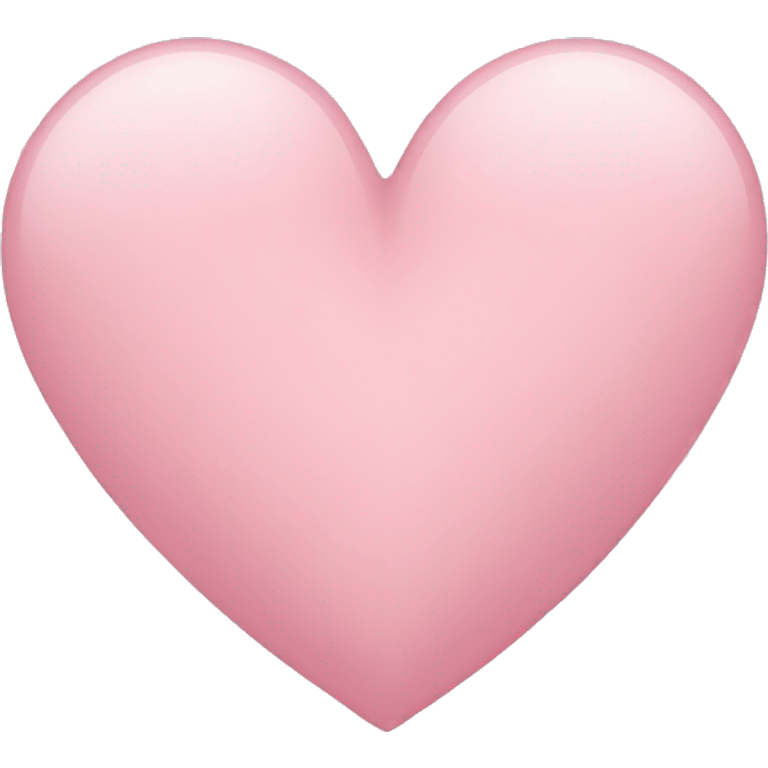 Light pink heart emoji