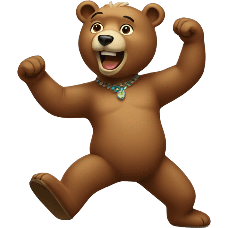 dancing bear emoji