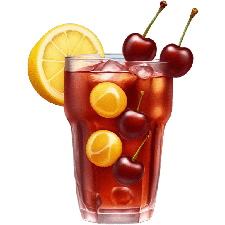 Cherry Iced Tea emoji