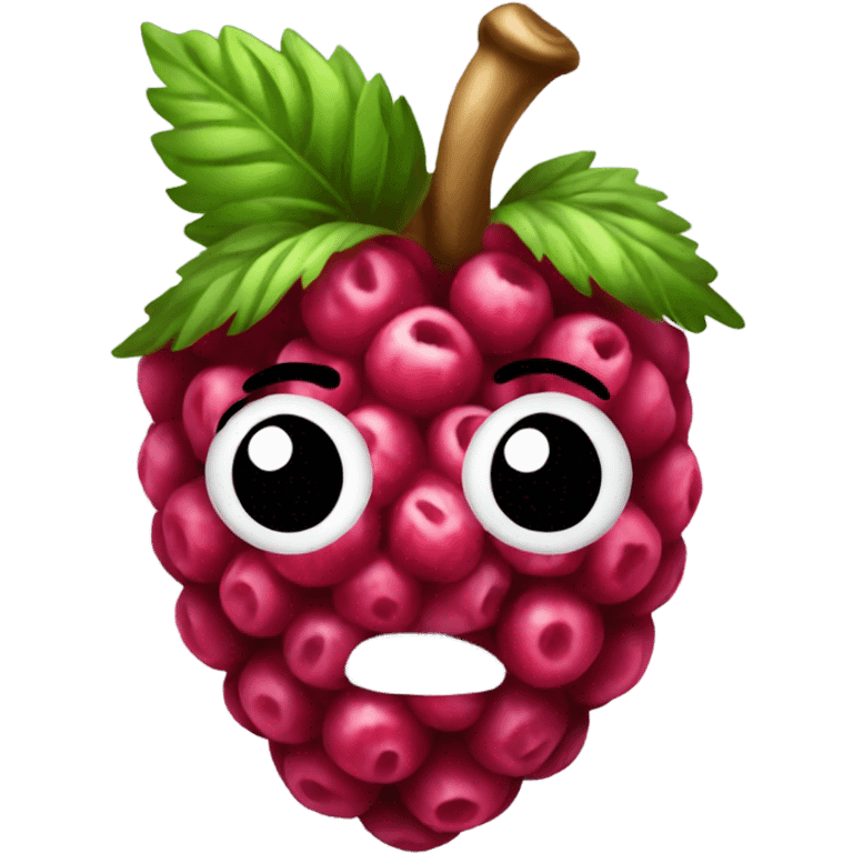 Raspberry emoji