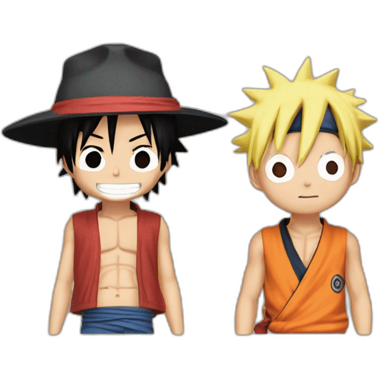 Luffy et naruto emoji