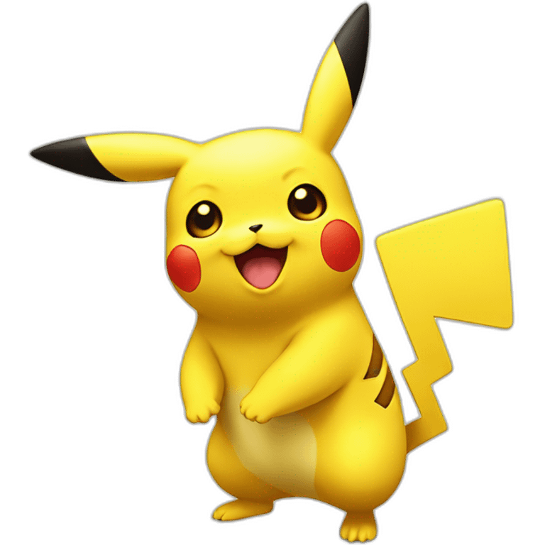 Pikachu enervé emoji