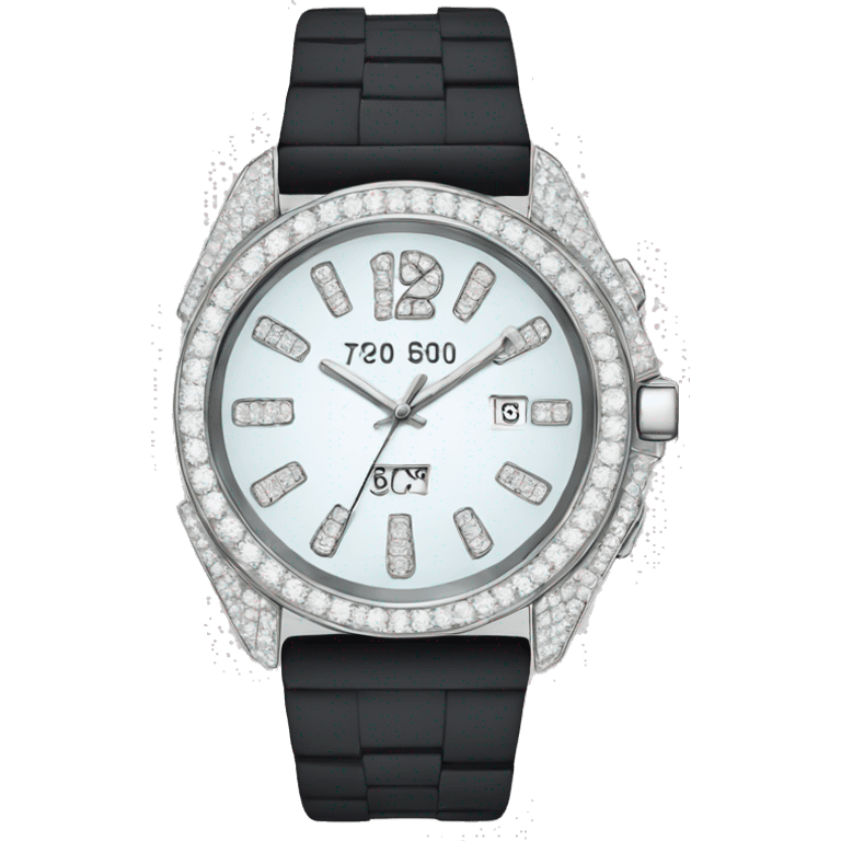 Diamond watch emoji