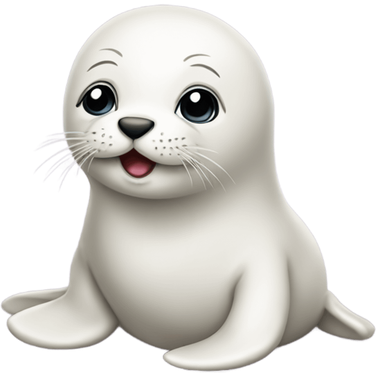 a cute baby seal emoji