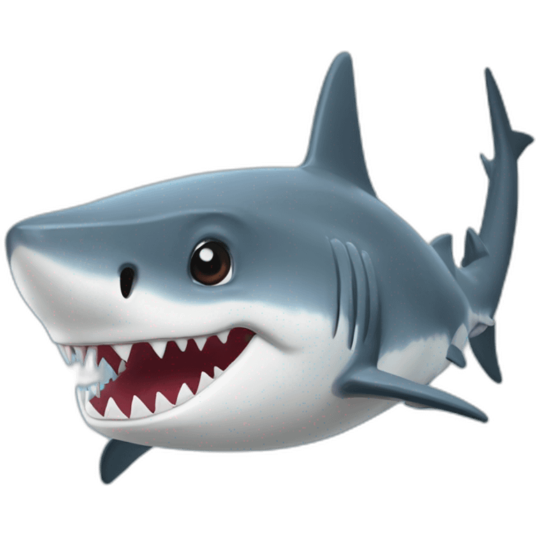 CHAT SUR UN REQUIN emoji