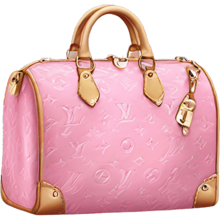 Pink louis vuitton bag emoji