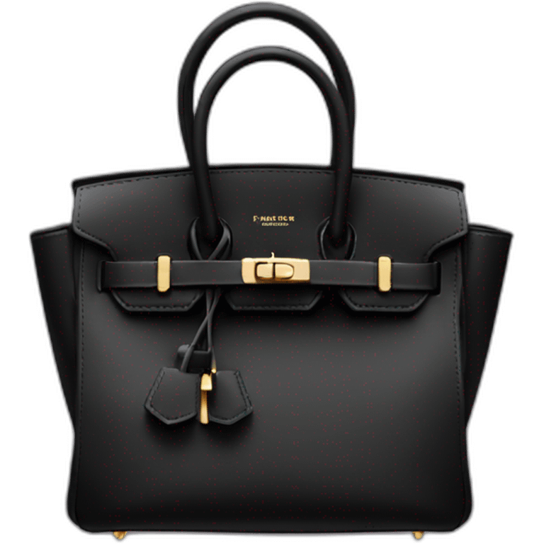 black birkin bag emoji