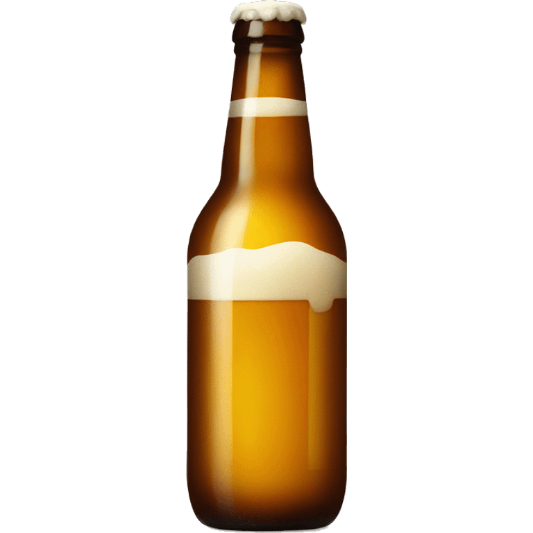 A bottle of beer emoji