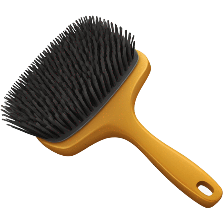 Hair brush emoji