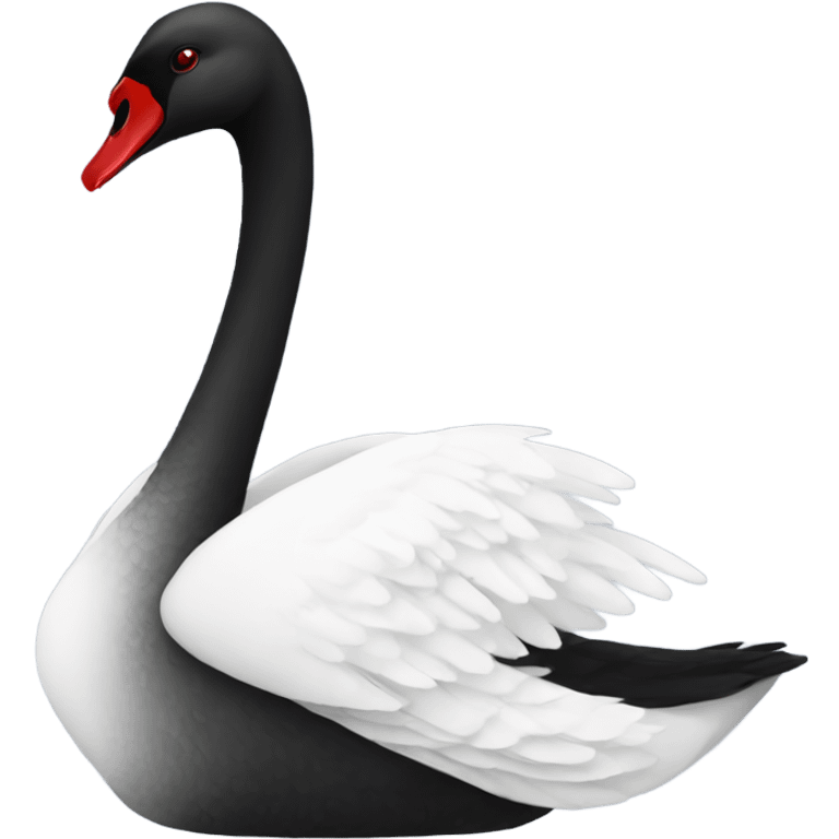 Black swan emoji