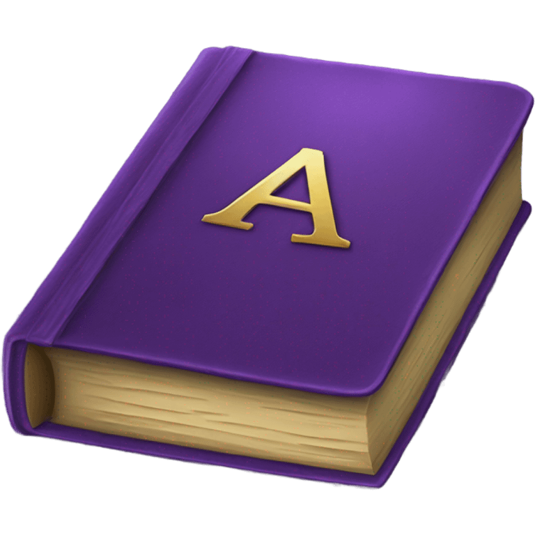 Purple book emoji