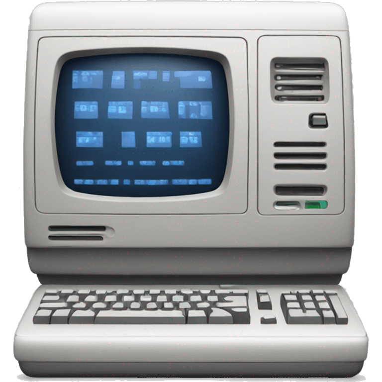 computer with logical teste emoji