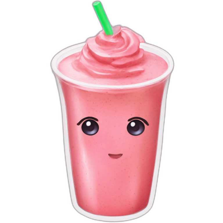 Smoothie from chips girl in gyaru style emoji