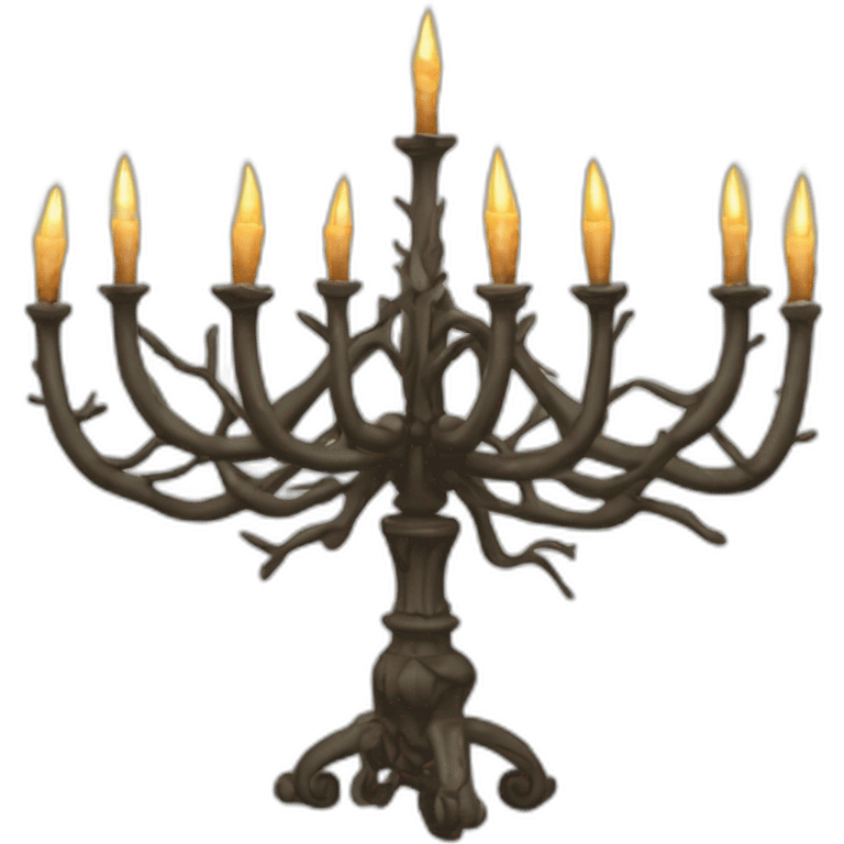 seven-branched candelabrum emoji