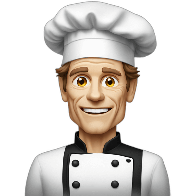 willem dafoe chef emoji