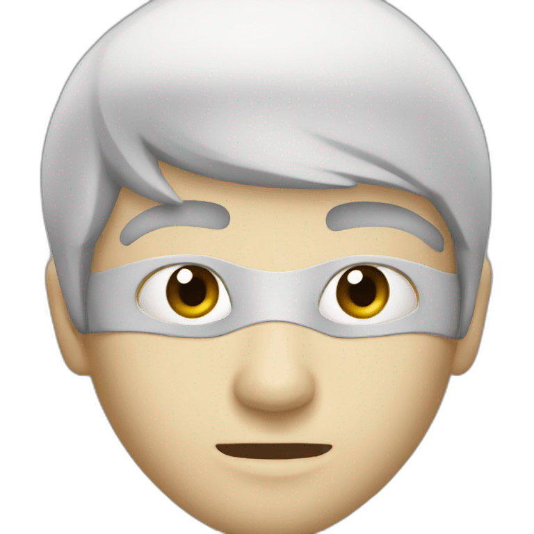 face white ninja emoji