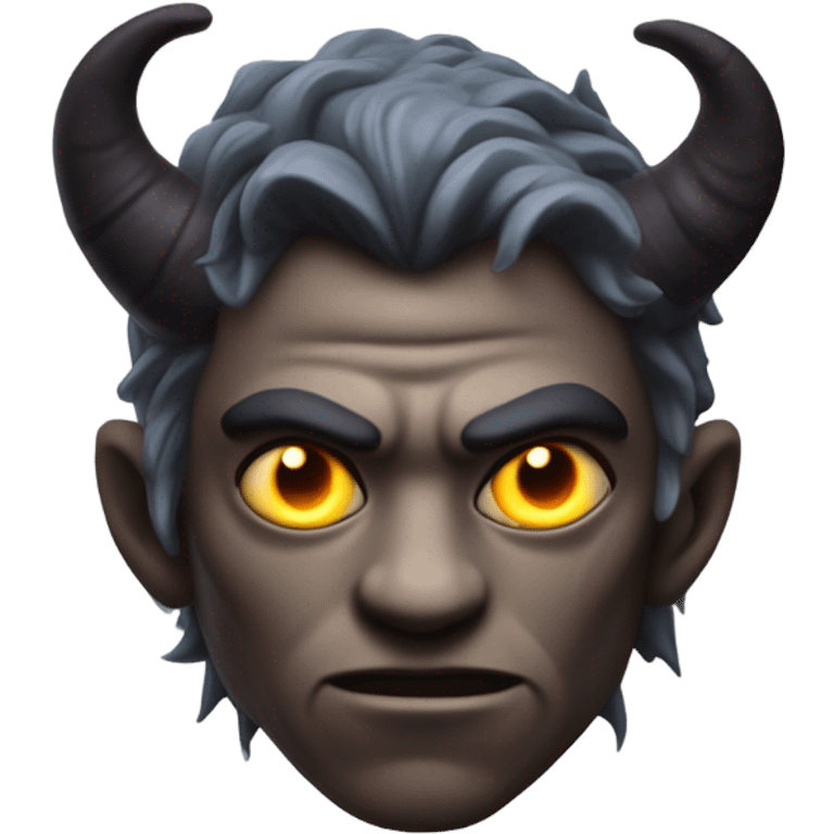 Half demon half human emoji