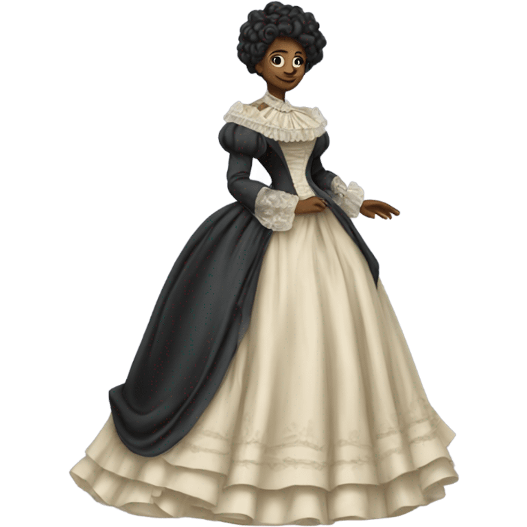 galora in Victorian dress elegant, full body emoji