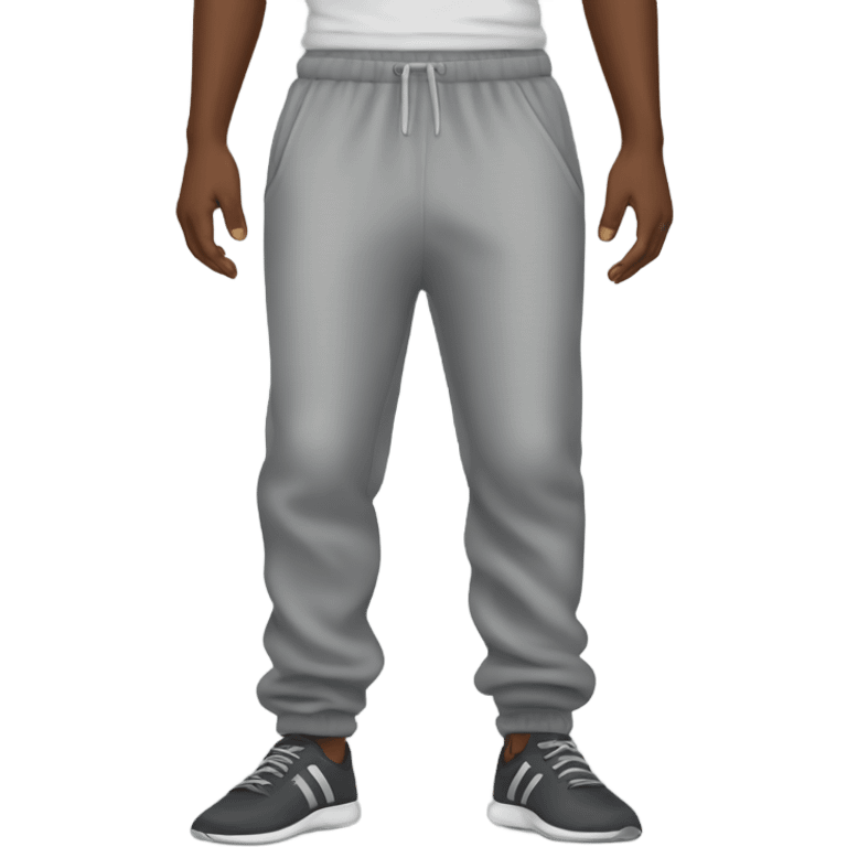 grey sweat pants no person emoji