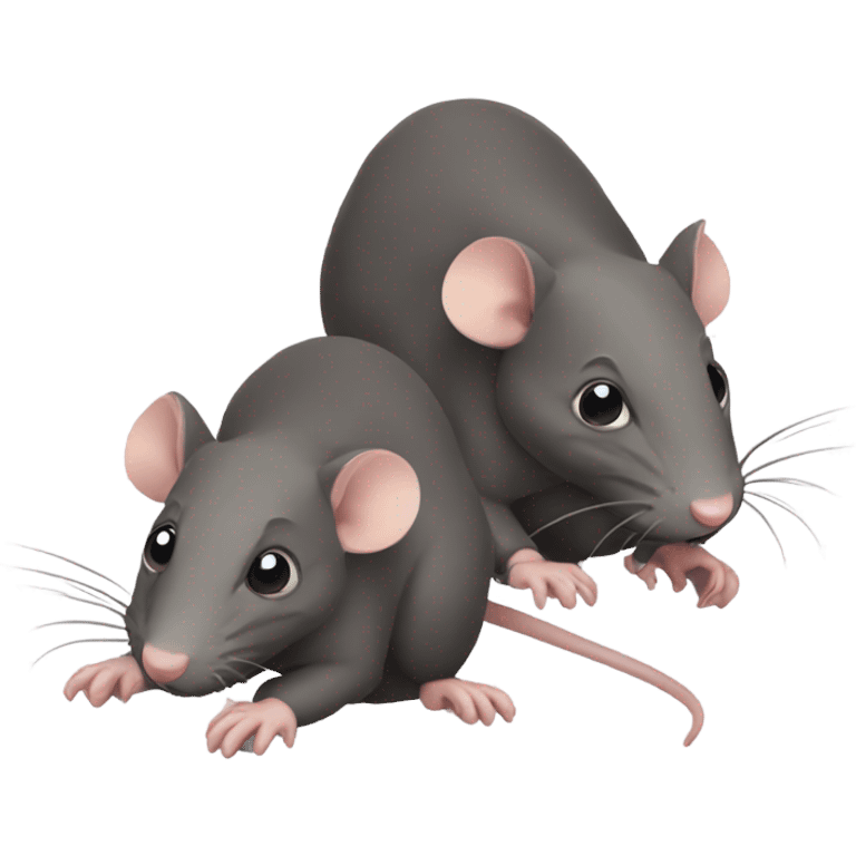 Two rats emoji