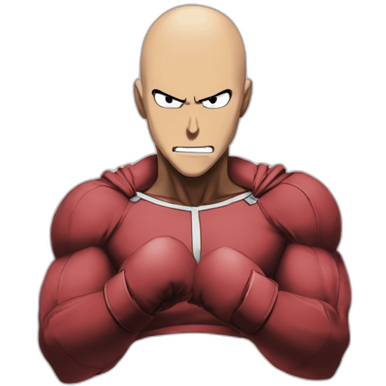 one punch man die emoji