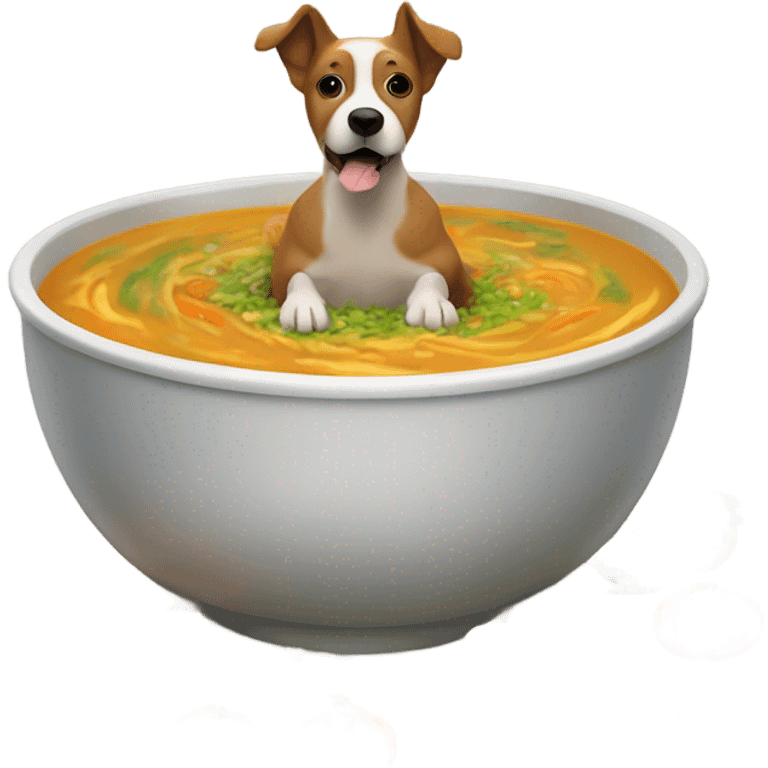 dog in soup emoji