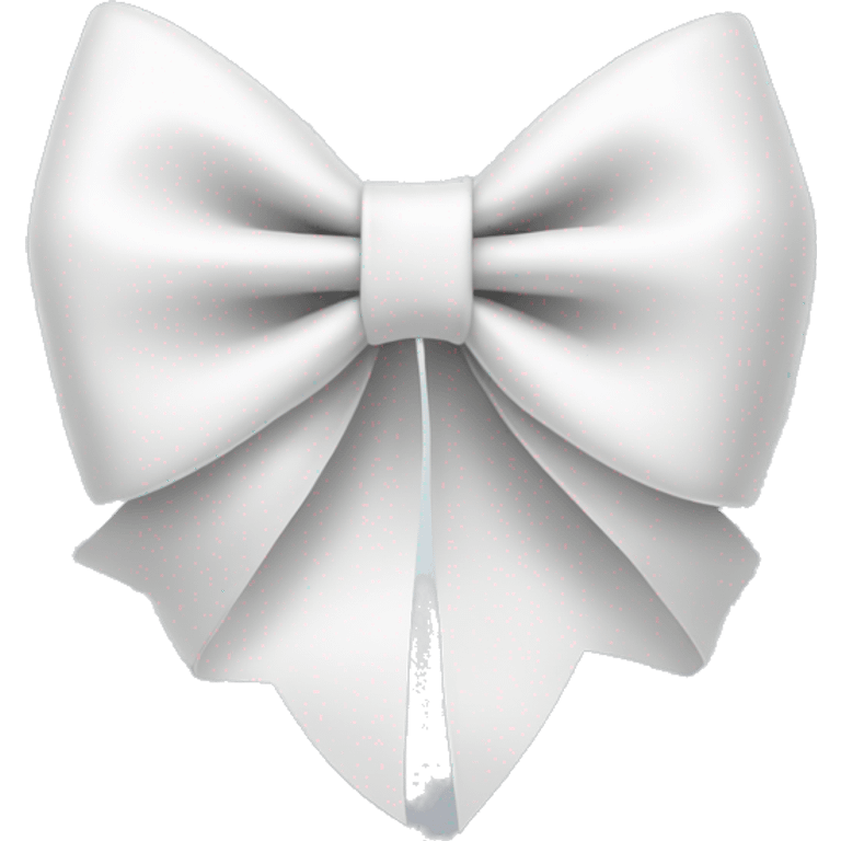 White bow emoji