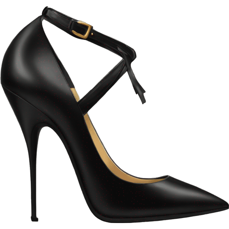 saint laurent high heels emoji