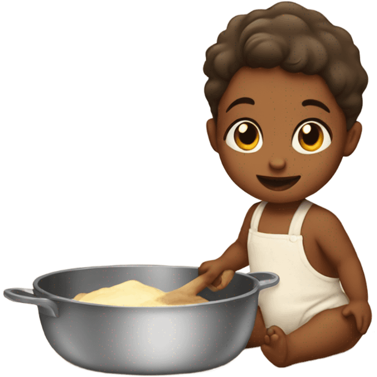 Baby baking  emoji