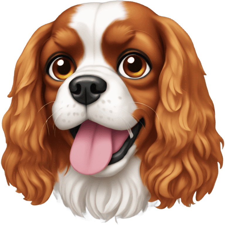 Cavalier king charles dog emoji