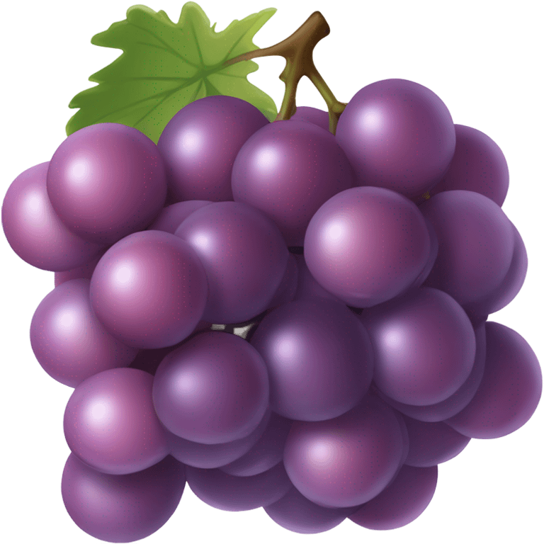 Purple grapes emoji