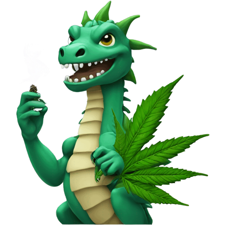 Marijuana holding a dragon emoji