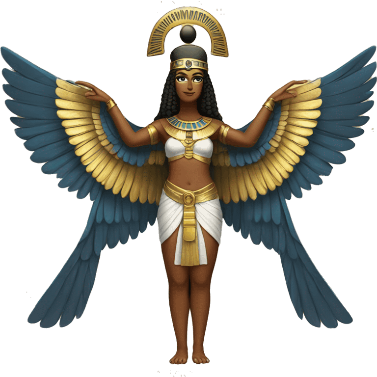 Goddess Isis with wings emoji