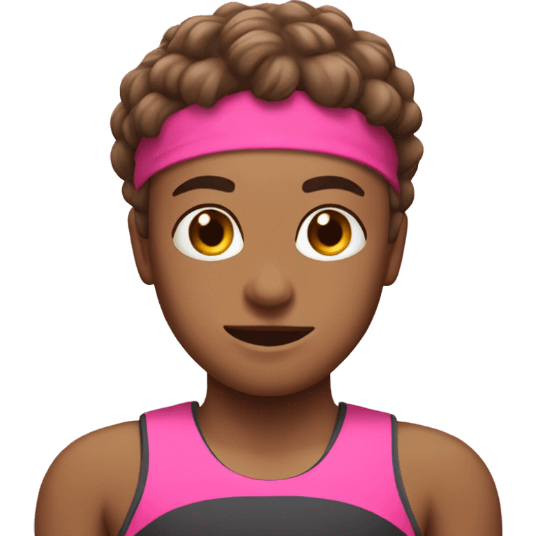 workout pink gear emoji