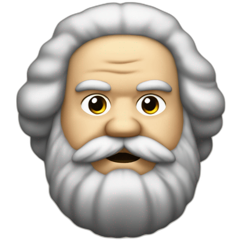 fat karl marx in the small kippah on the head emoji