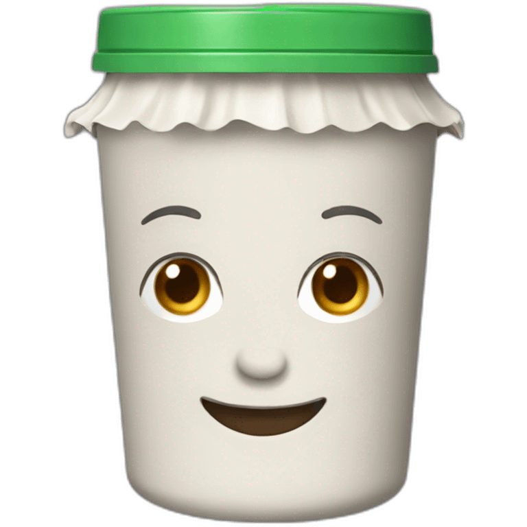 Pot de yaourt emoji