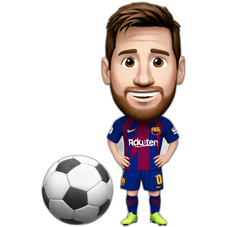 Lionel-messi-ballon d'or emoji