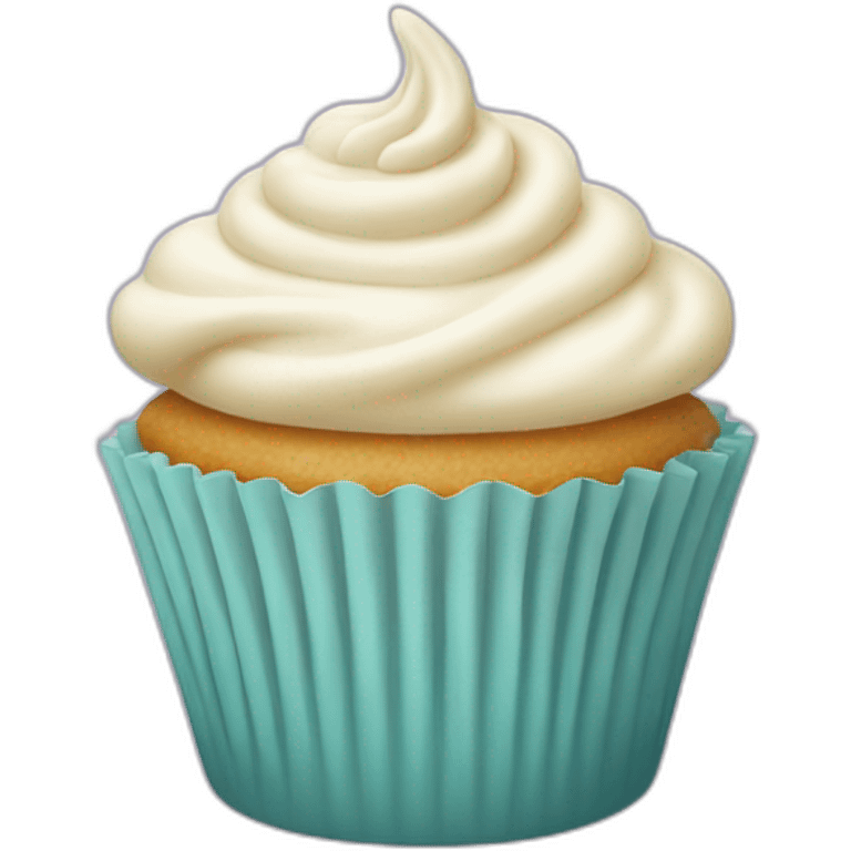 Cream cupcake  emoji