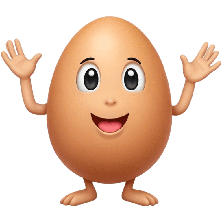 Egg dancing emoji