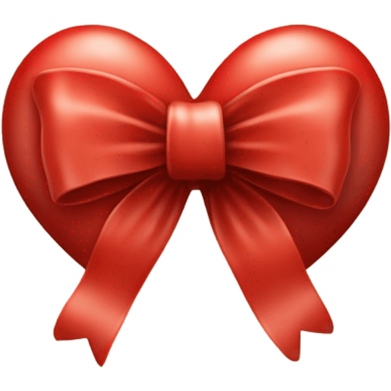 Heart with bow emoji