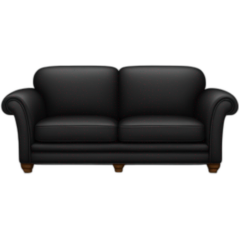 black sofa emoji