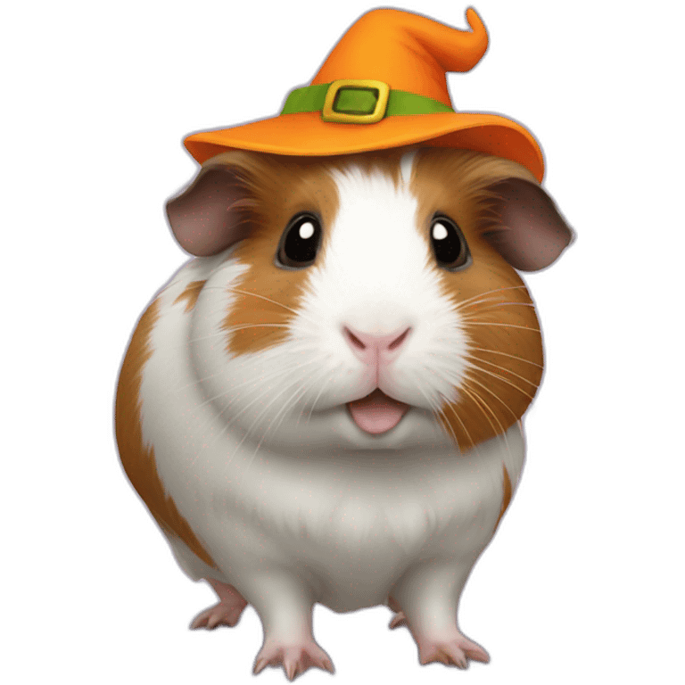 Guinea pig halloween emoji