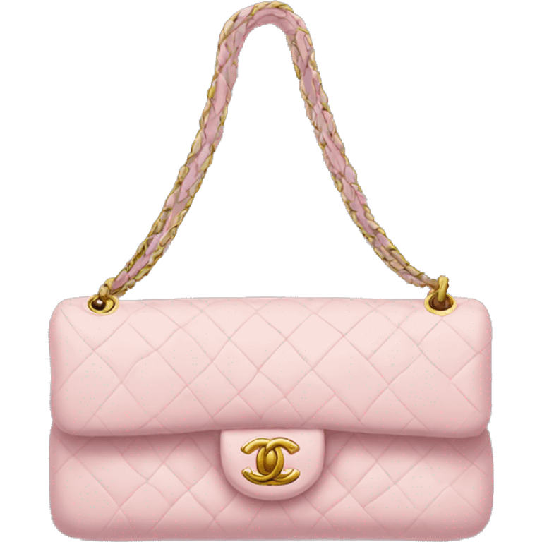 light pink chanel bag emoji