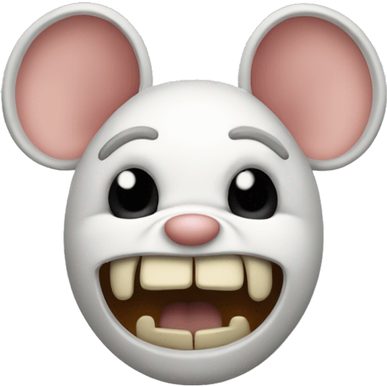 Make a chunky inspired terrifier mouse who is so and is Italian  emoji