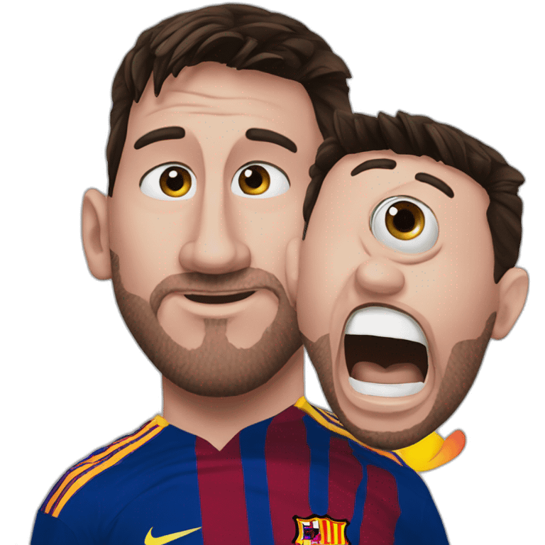 messi con anteojos emoji