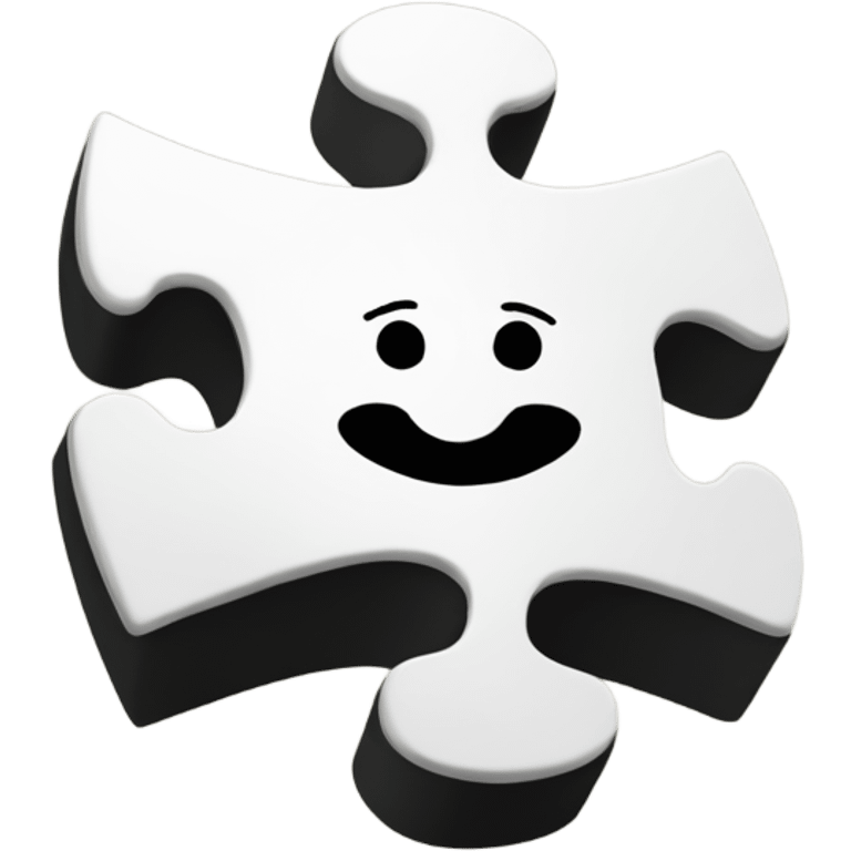 Puzzle piece that is Office themed emoji